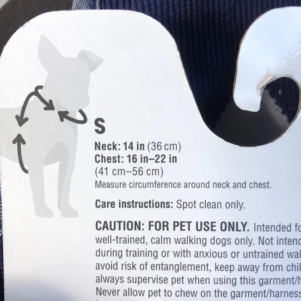 NWT Youly Heir bow tie dog harness S